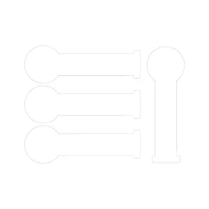 Etiquettes Take Away hydrosolubles petit format 190x60mm (200 feuilles x4 etiq.)